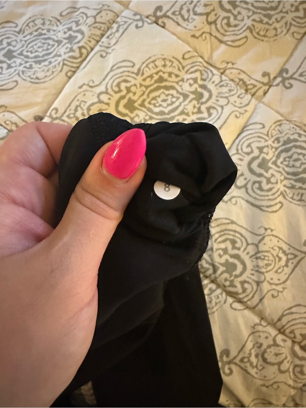 LULULEMON Black Cropped Leggings | Size 8 - Picture 5 of 7